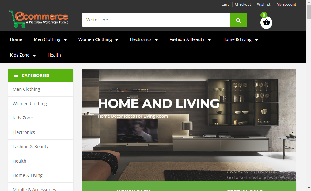 ই-কমার্স ডেমো ৩