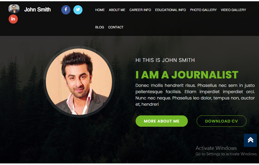 পার্সোনাল ডেমো ওয়ান